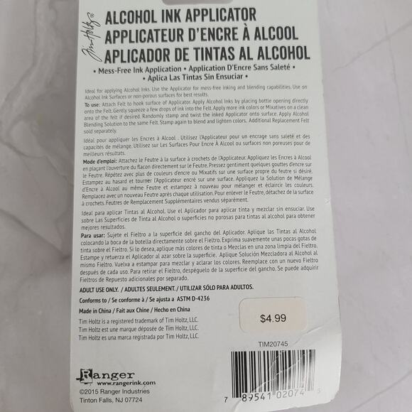 Tim Holtz Ranger Alcohol Ink Applicator Felt & Ink Blending Foam - Picture 9 of 14